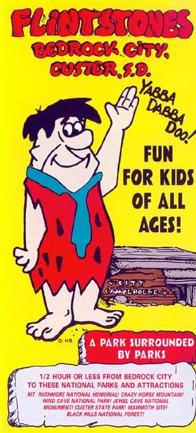 Flintstones Bedrock City Brochure 1980_1