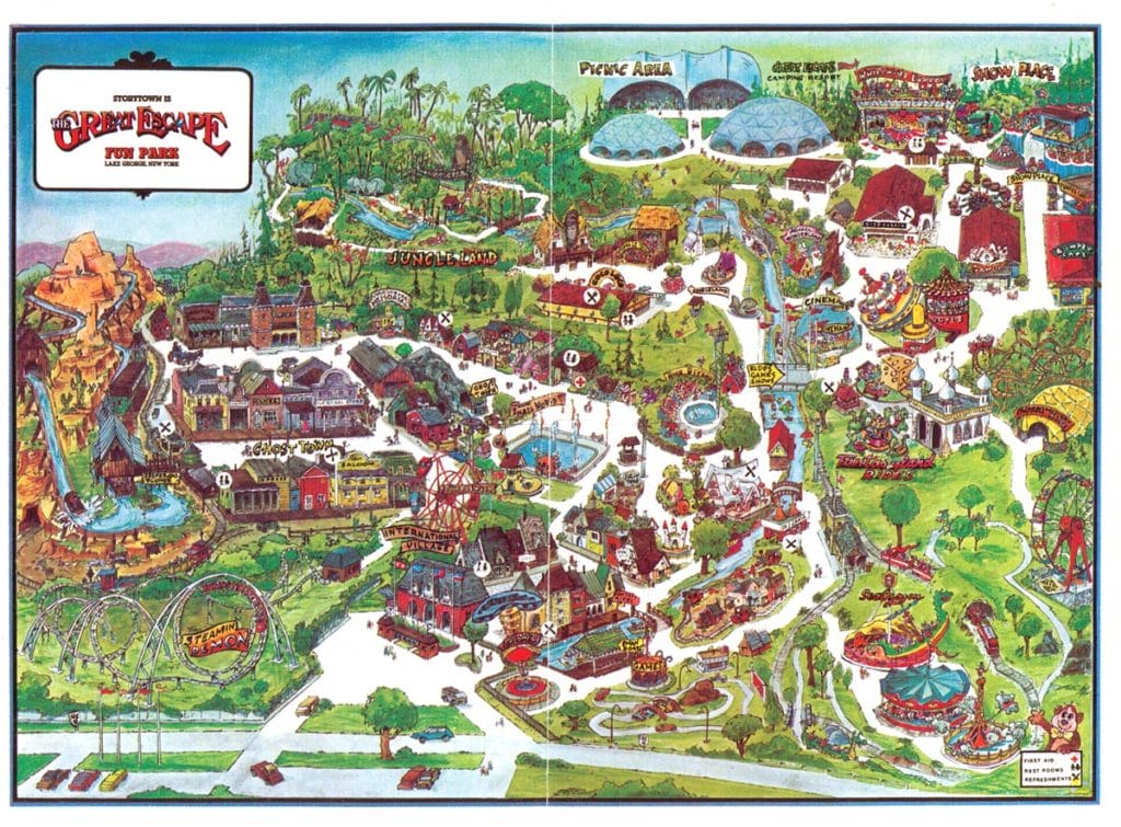 The Great Escape Map 1980