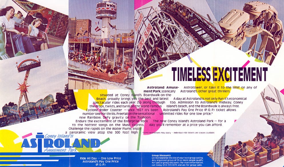 Astroland Map and Brochure (1984)