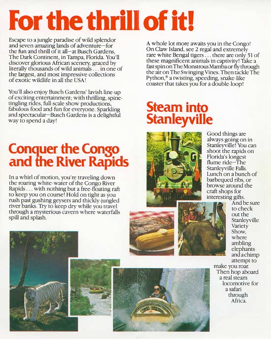 Busch Gardens The Dark Continent Brochure 1985_2