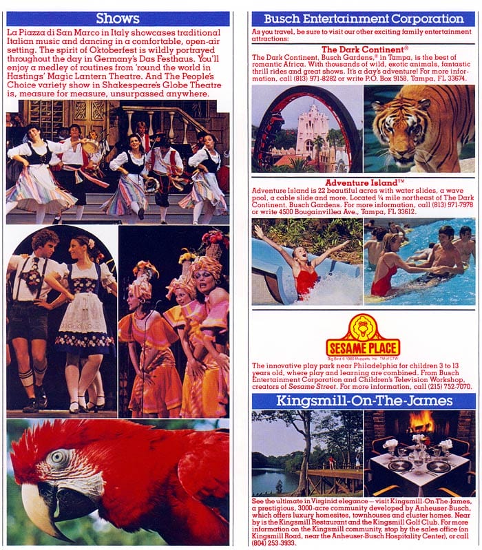Busch Gardens The Old County Brochure 1981_6