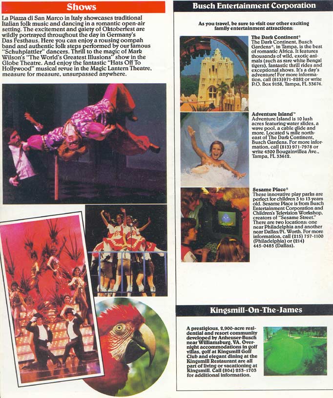 Busch Gardens The Old County Brochure 1984_6