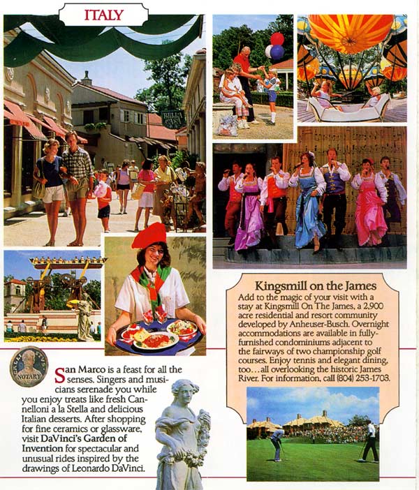 Busch Gardens The Old Country Brochure 1987_6