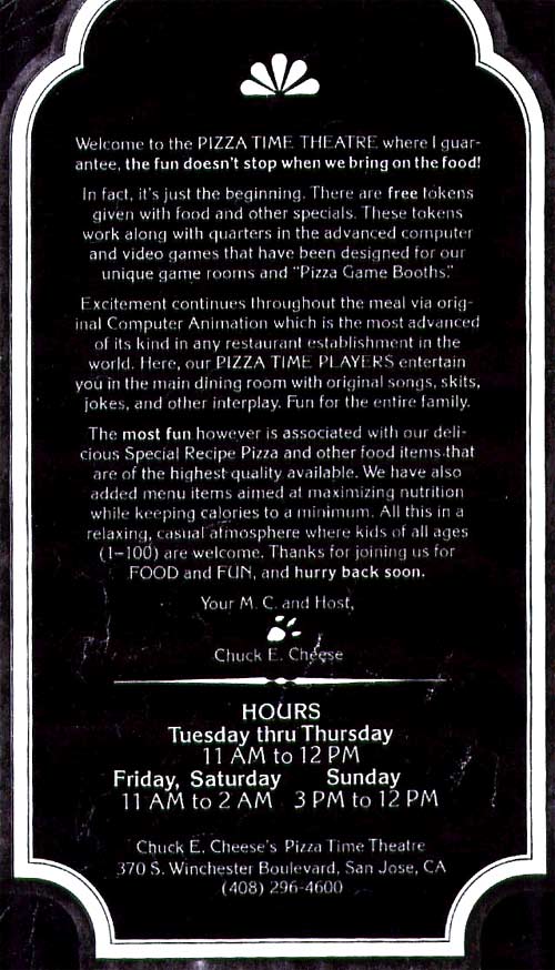 Chuck E Cheese's Brochure 1977_5