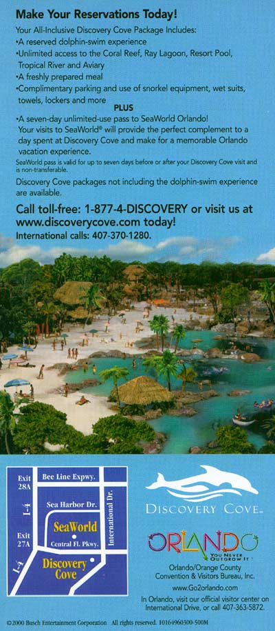 Discovery Cove Brochure 2000_3
