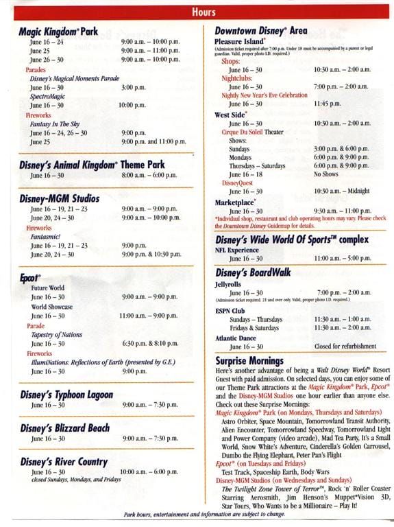 Disney World Update Brochure 2001_4