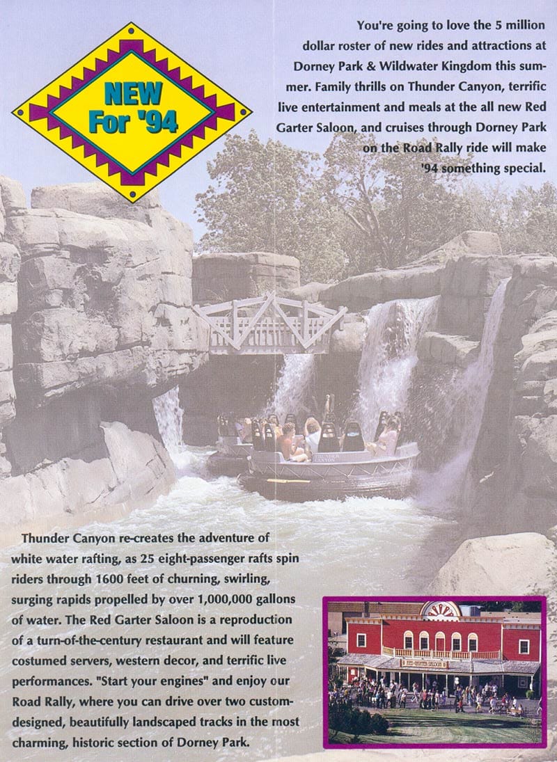 Dorney Park amp Wildwater Kingdom - Dorney Park Brochure 1994 2 