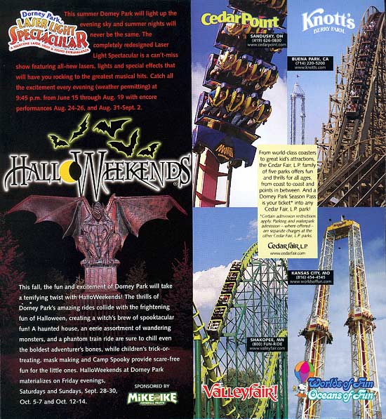 Dorney Park amp Wildwater Kingdom - Dorney Park Brochure 2001 6 
