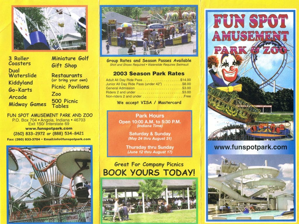 Fun Spot Brochure 2003_1