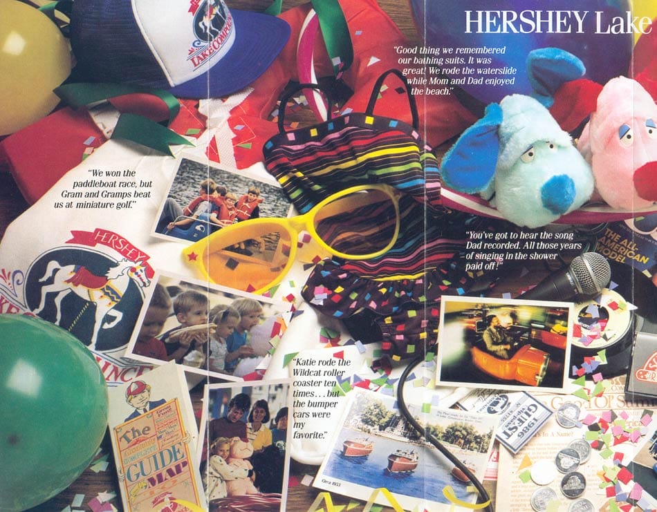Hershey Lake Compounce Map and Brochure (1987 – 2023)