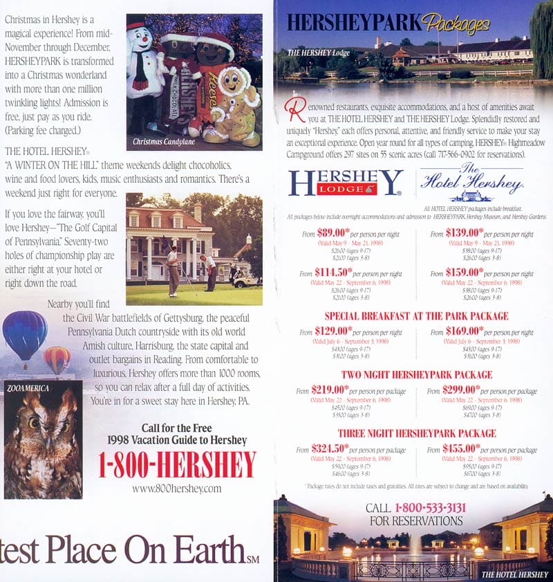 HersheyPark Brochure 1998_5
