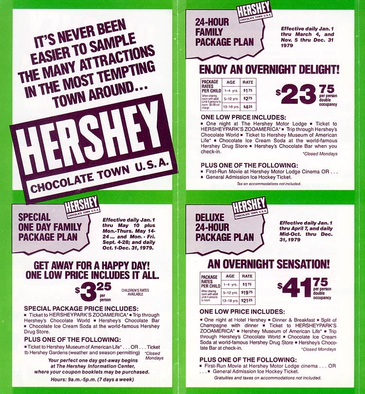 HersheyPark Package Plans Brochure 1979_2