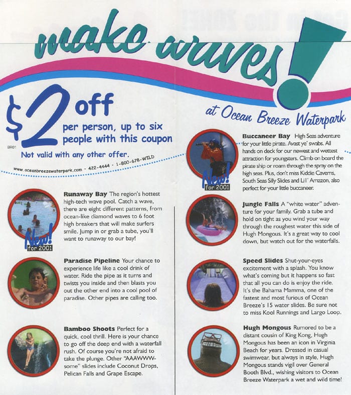 Ocean Breeze Waterpark Brochure 2001_2