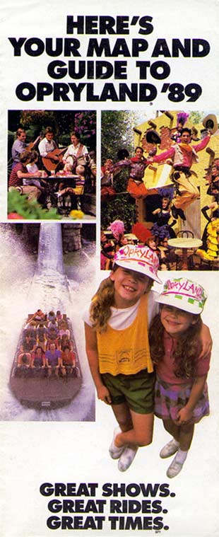 Opryland In Park Guide Brochure 1989_1