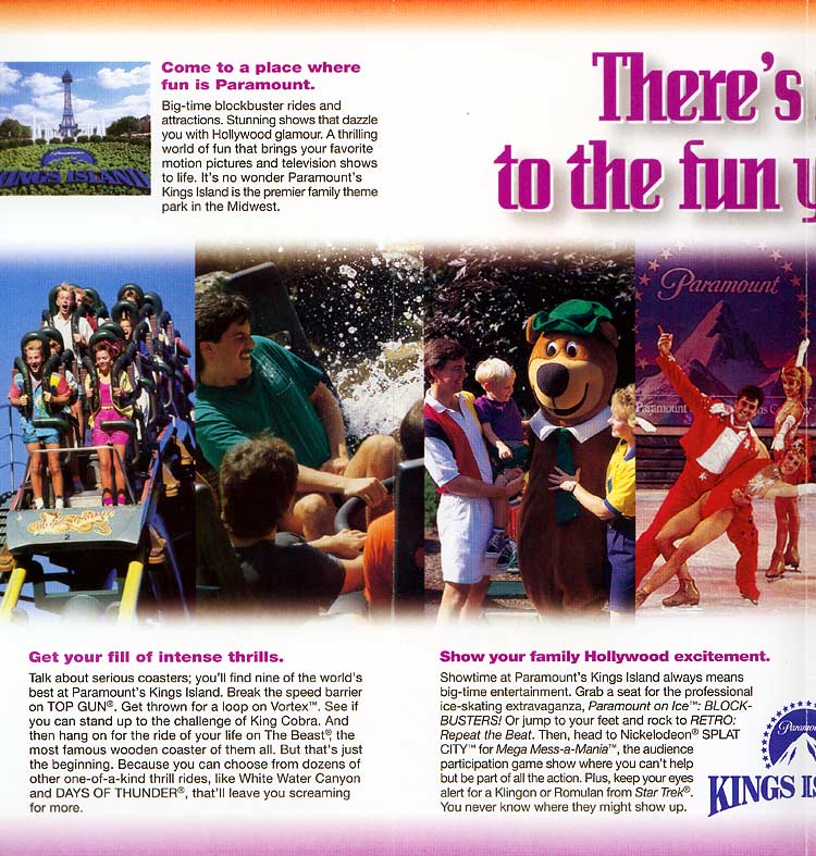 Paramount's Kings Island Brochure 1996_3