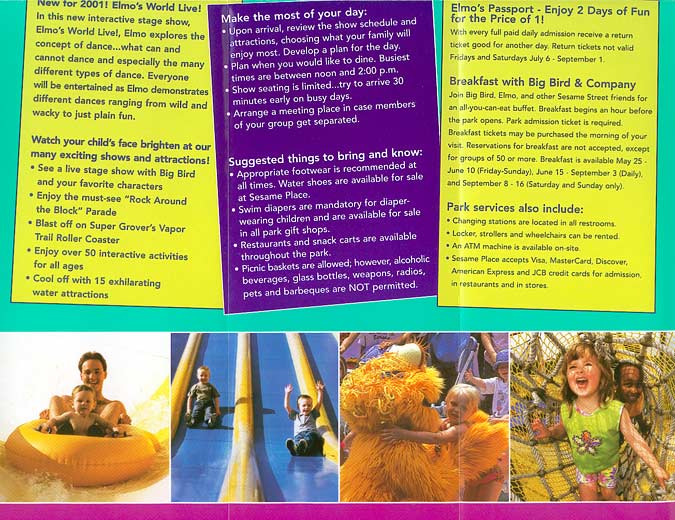 Sesame Place Brochure 2001_4