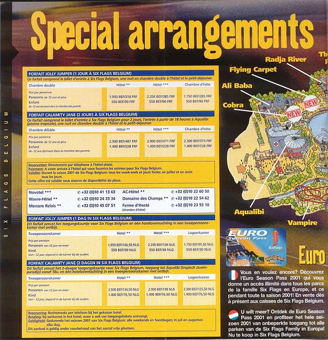 Six Flags Belgium Brochure 2001_7