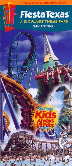 Six Flags Fiesta Texas Brochure 1999_1