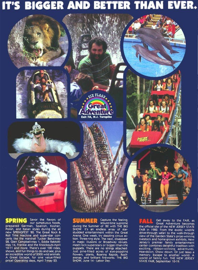 Six Flags Great Adventure Brochure 1982_2