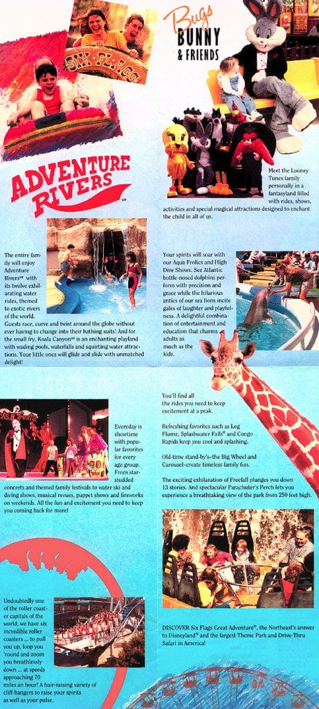 Six Flags Great Adventure Brochure 1992_3