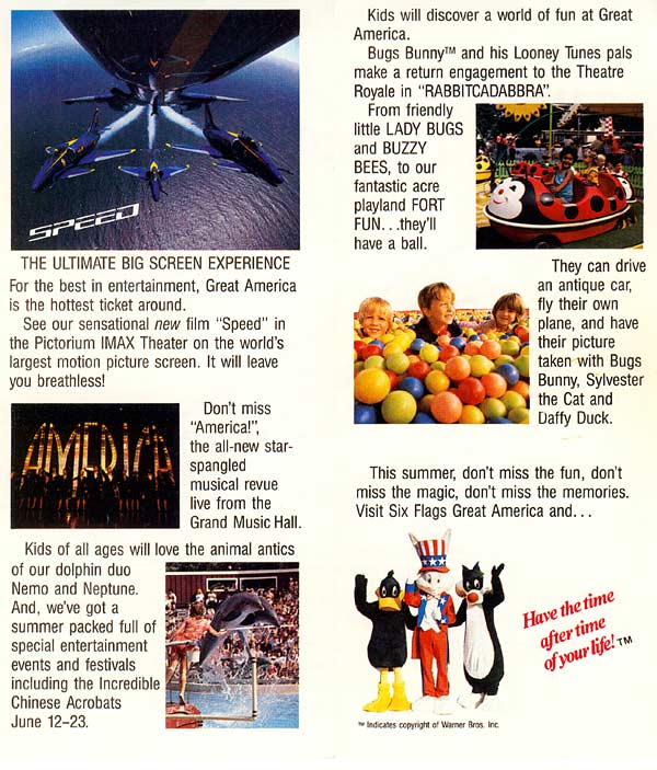 Six Flags Great America Brochure 1985_4