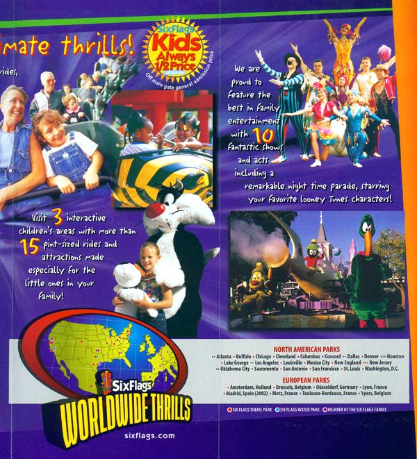 Six Flags Great America Brochure 2001_4