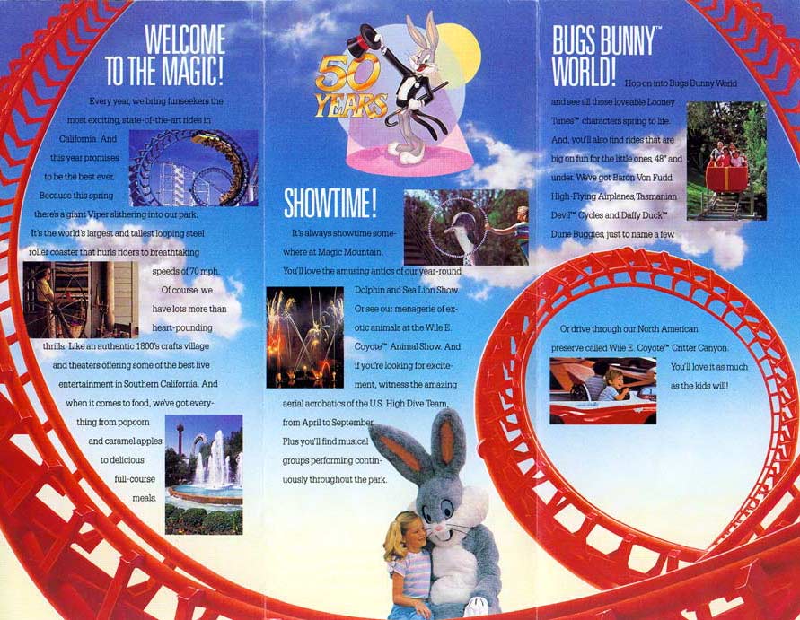 Six Flags Magic Mountain Brochure 1990_2