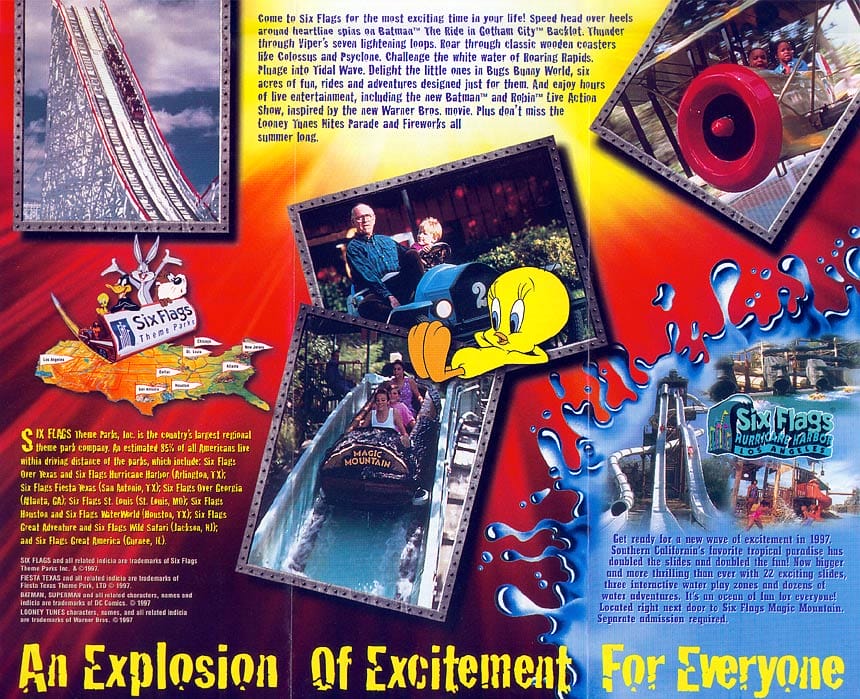 Six Flags Magic Mountain Brochure 1997_4