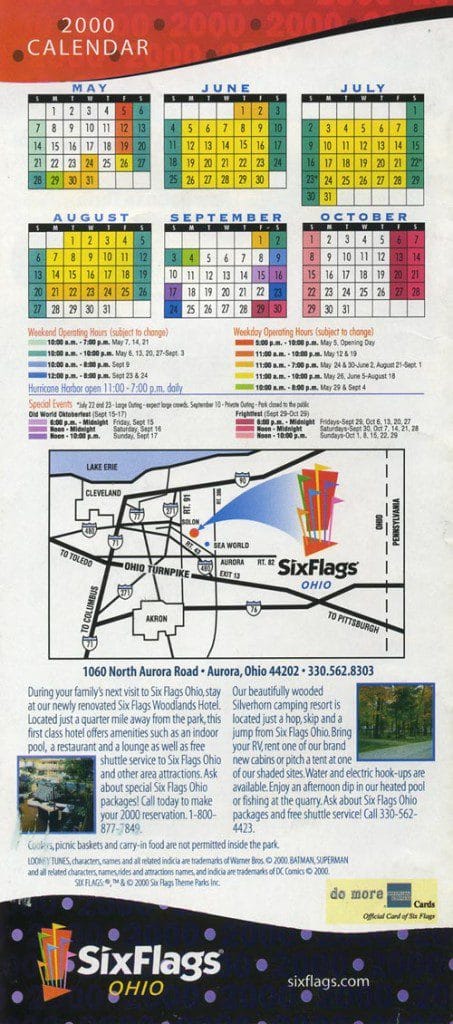 Six Flags Ohio Brochure 2000_4