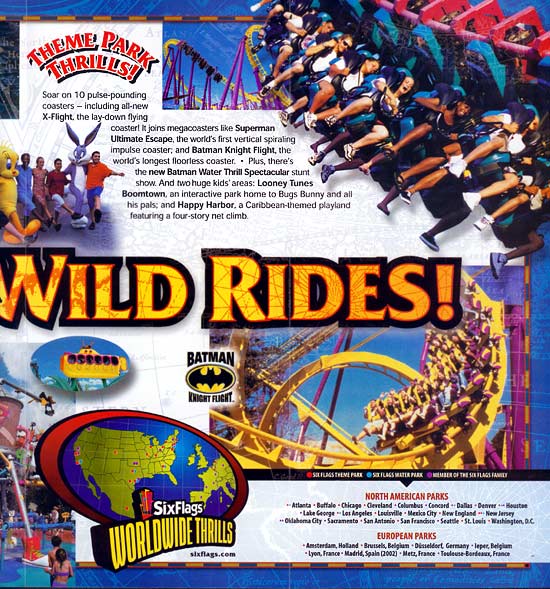 Six Flags Worlds of Adventure Brochure 2001_4