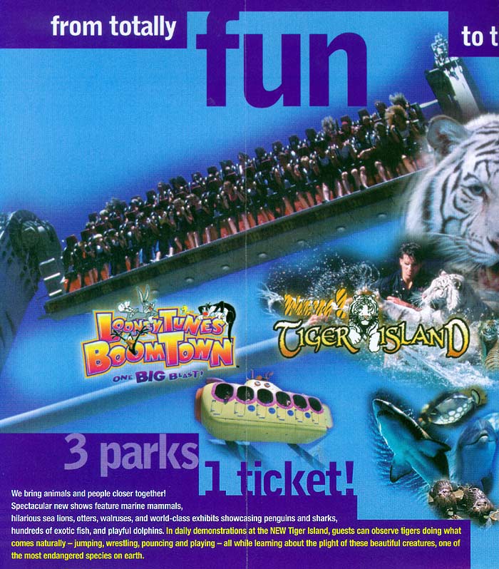 Six Flags Worlds of Adventure Brochure 2002_3