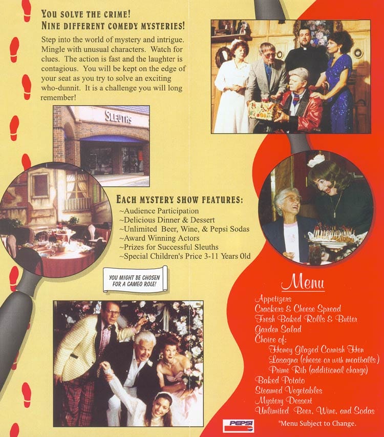Sleuths Mystery Dinner Shows Brochure 2004_2