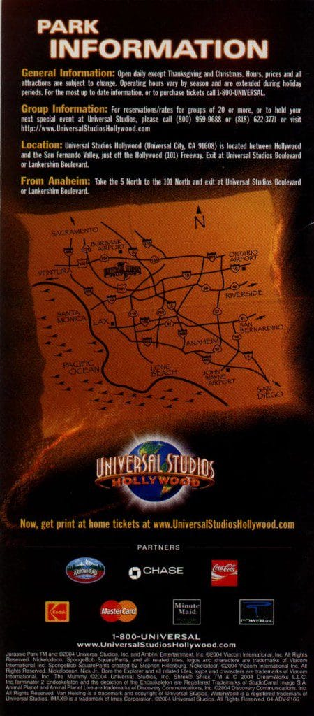 Universal Studios Hollywood Brochure 2004_9