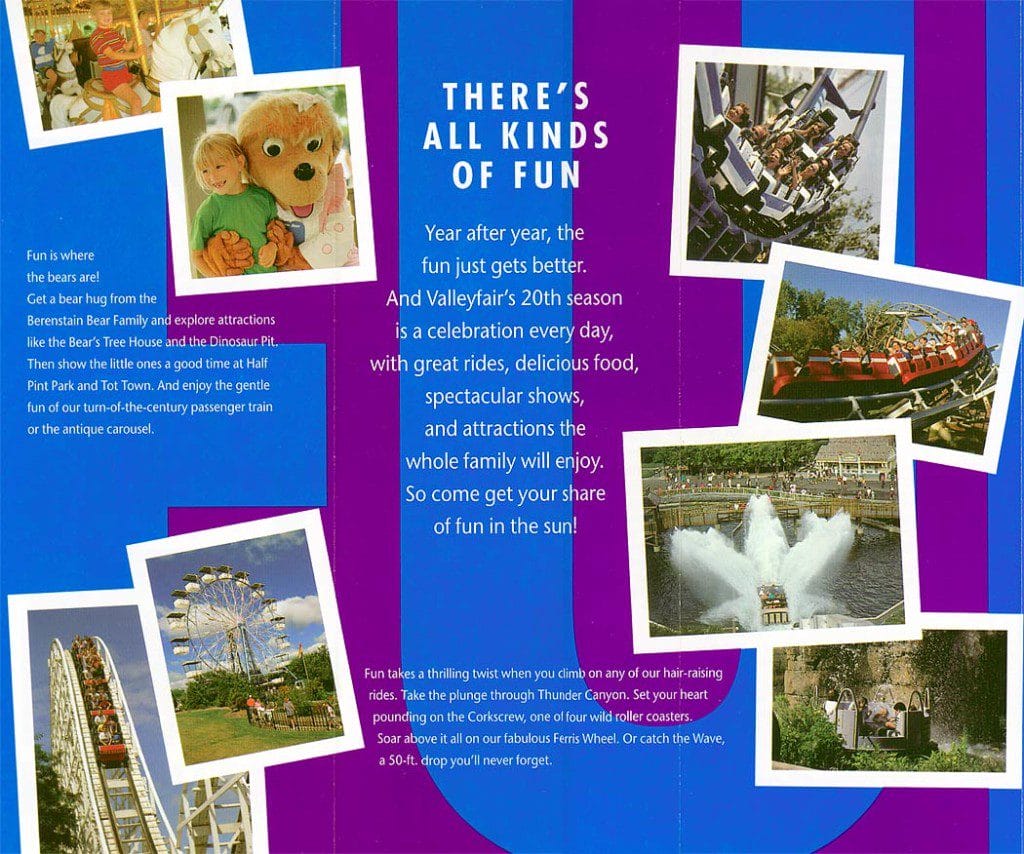 Valleyfair brochure 1995 part 2