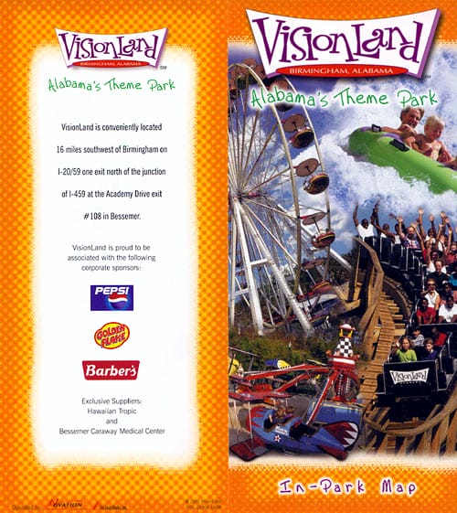 VisionLand - In Park Guide 2001_1