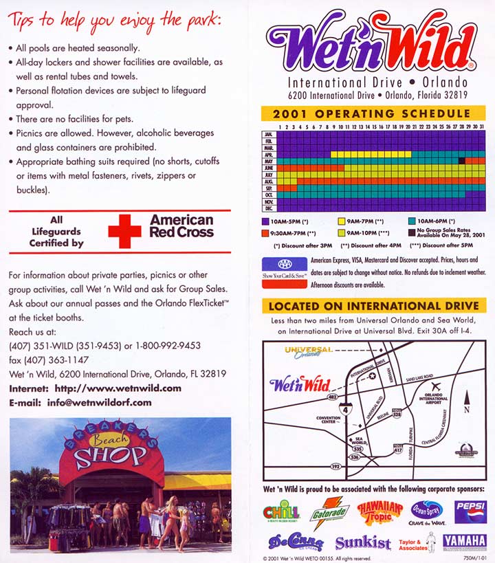 Wet 'n Wild Brochure 2001_5