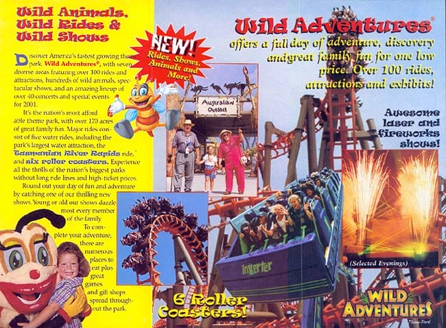Wild Adventures Brochure 2001_2