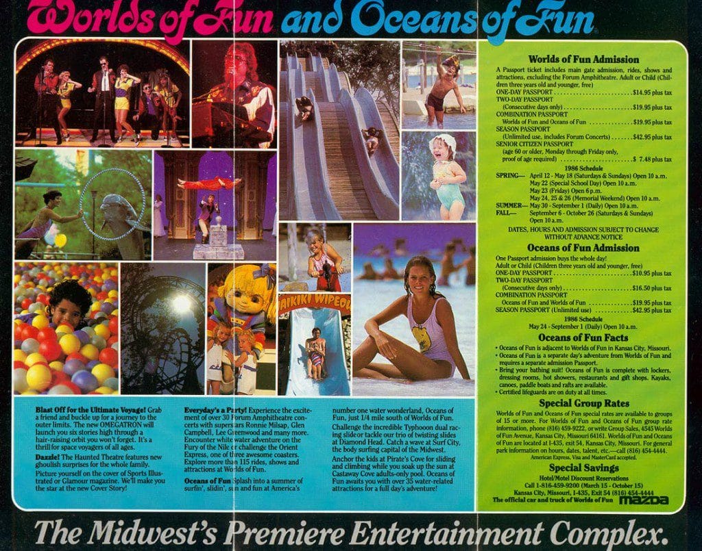 Worlds of Fun Brochure 1986_2