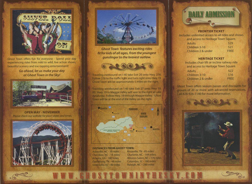 Ghost Town in the Sky Brochure 2007_3