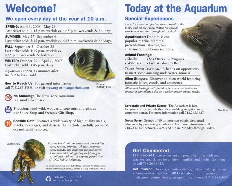 New York Aquarium Brochure 2006_2