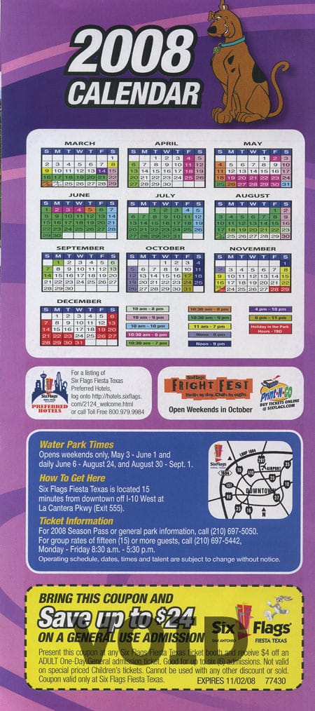 Six Flags Fiesta Texas Brochure 2008_4