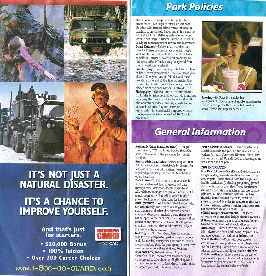 Six Flags Great America - In Park Guide 2006_3