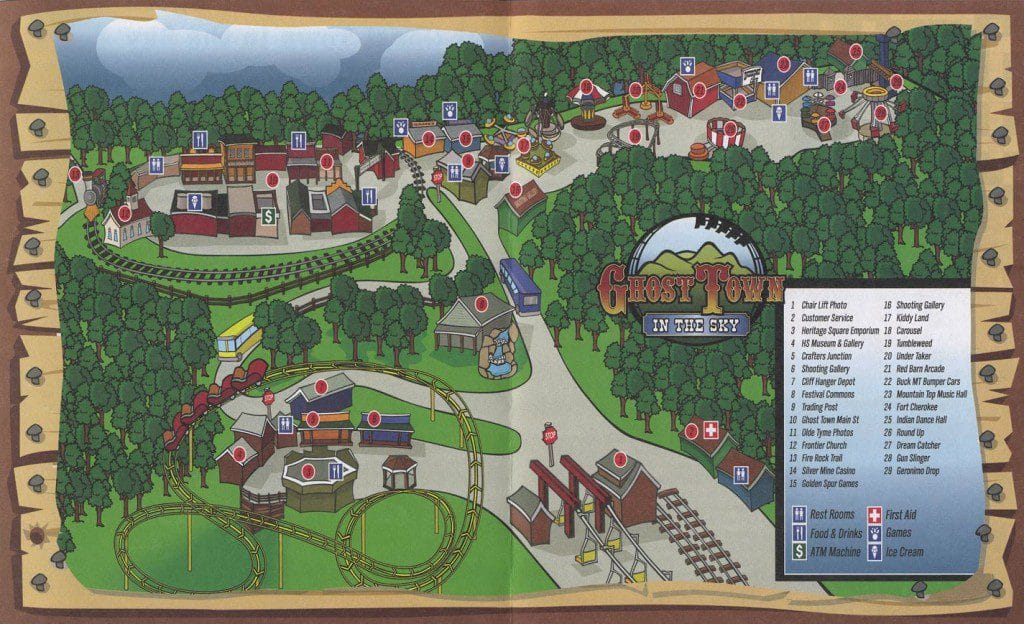 Ghost Town in the Sky Map 2007