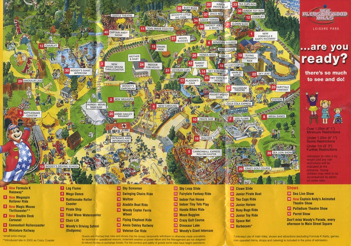 Pleasurewood Hills Map and Brochure (2001 – 2023)