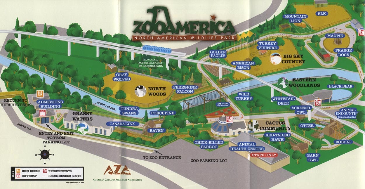 ZooAmerica Map and Brochure (2006 – 2023)