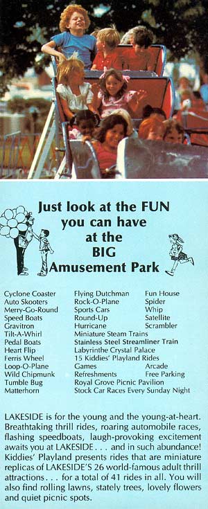 Lakeside Amusement Park Brochure 1980_3