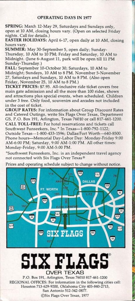 Six Flags Over Texas Brochure 1977_2