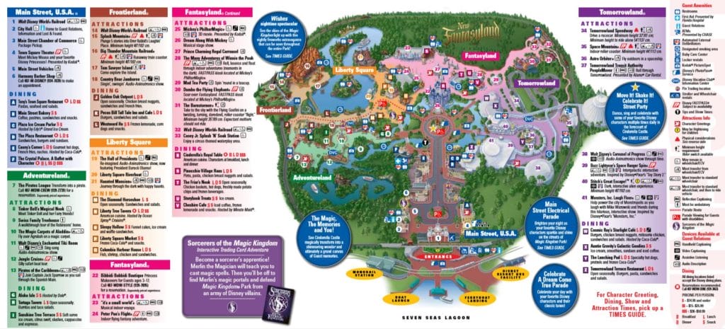 Magic Kingdom Map 2020
