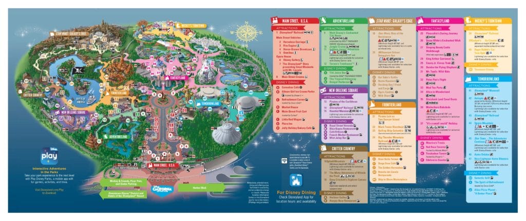 Disneyland Park Map 2022