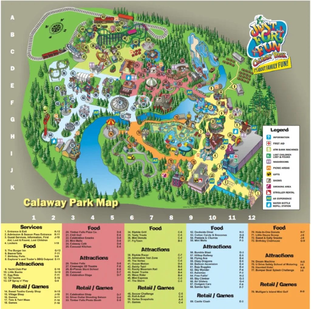 Calaway Park Map 2024